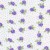 Purple flower dot print